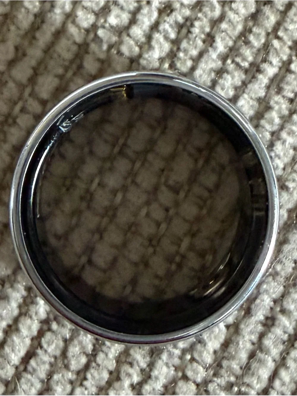 Smart Ring — Silver Stainless Steel Wearable
